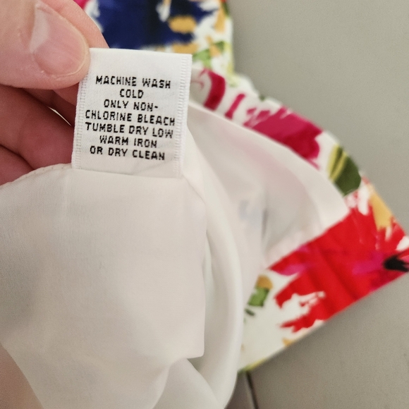 Talbots Vibrant Floral Midi Dress - Picture 8 of 8